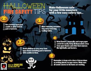 Halloween Safety Tip Infographic Image