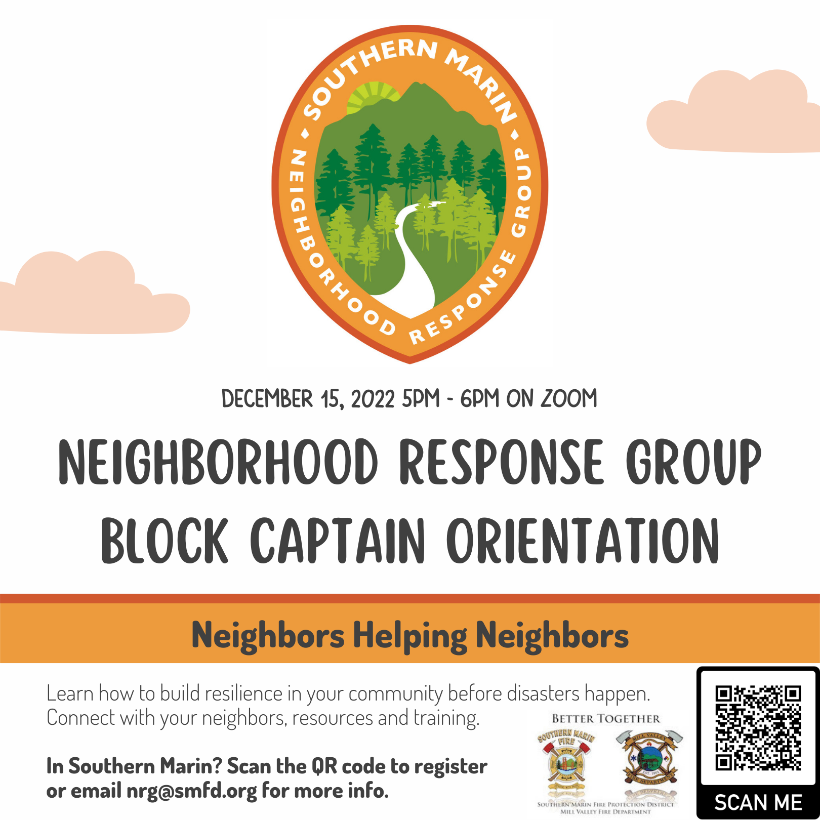 NRG Block Captain Orientation QR Code December 15, 2022 image