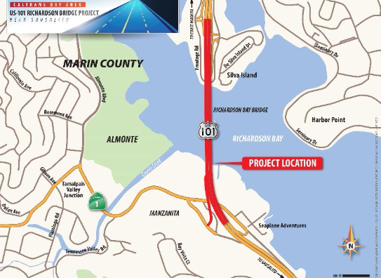 CalTrans Traffic News Release Map Image_May 22, 2023