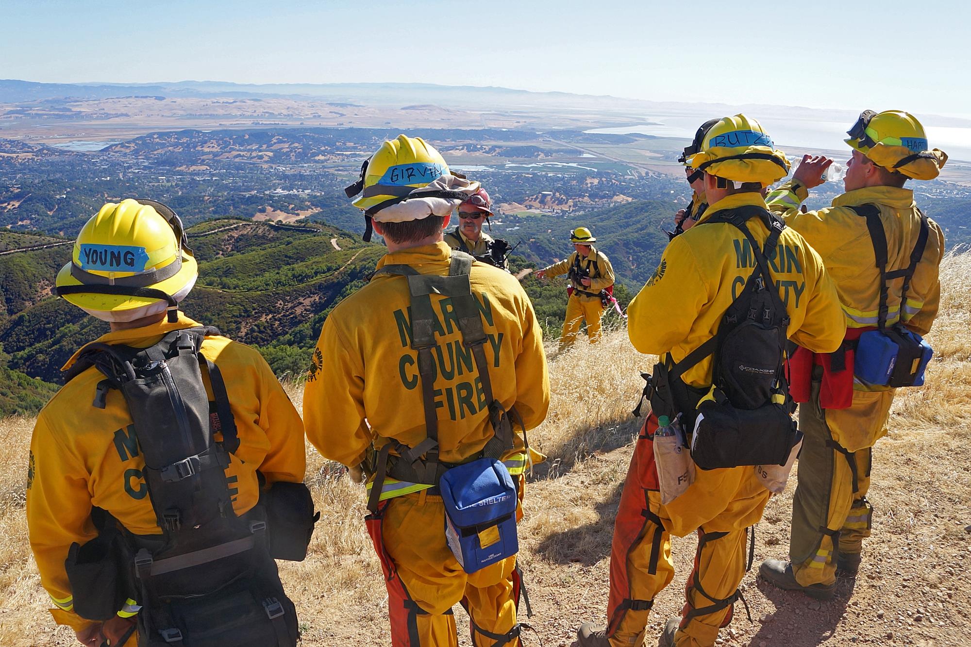 The prescribed fire will be performed by Marin County firefighters, and active patrols and mop-up of the area will continue for several days following the burn.