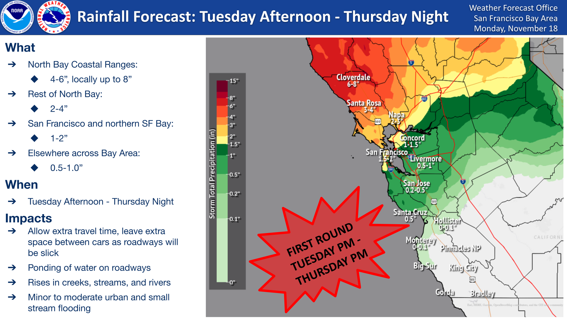 Storm Information - Heavy Rain And Strong Winds (11/20 - 11/22)